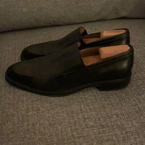 Cole Haan black slip-on dress shoes